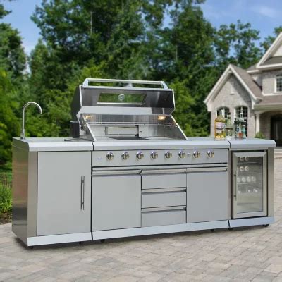 thor kitchen outdoor kitchen cabinet in stainless steel|thor kitchen propane grill.